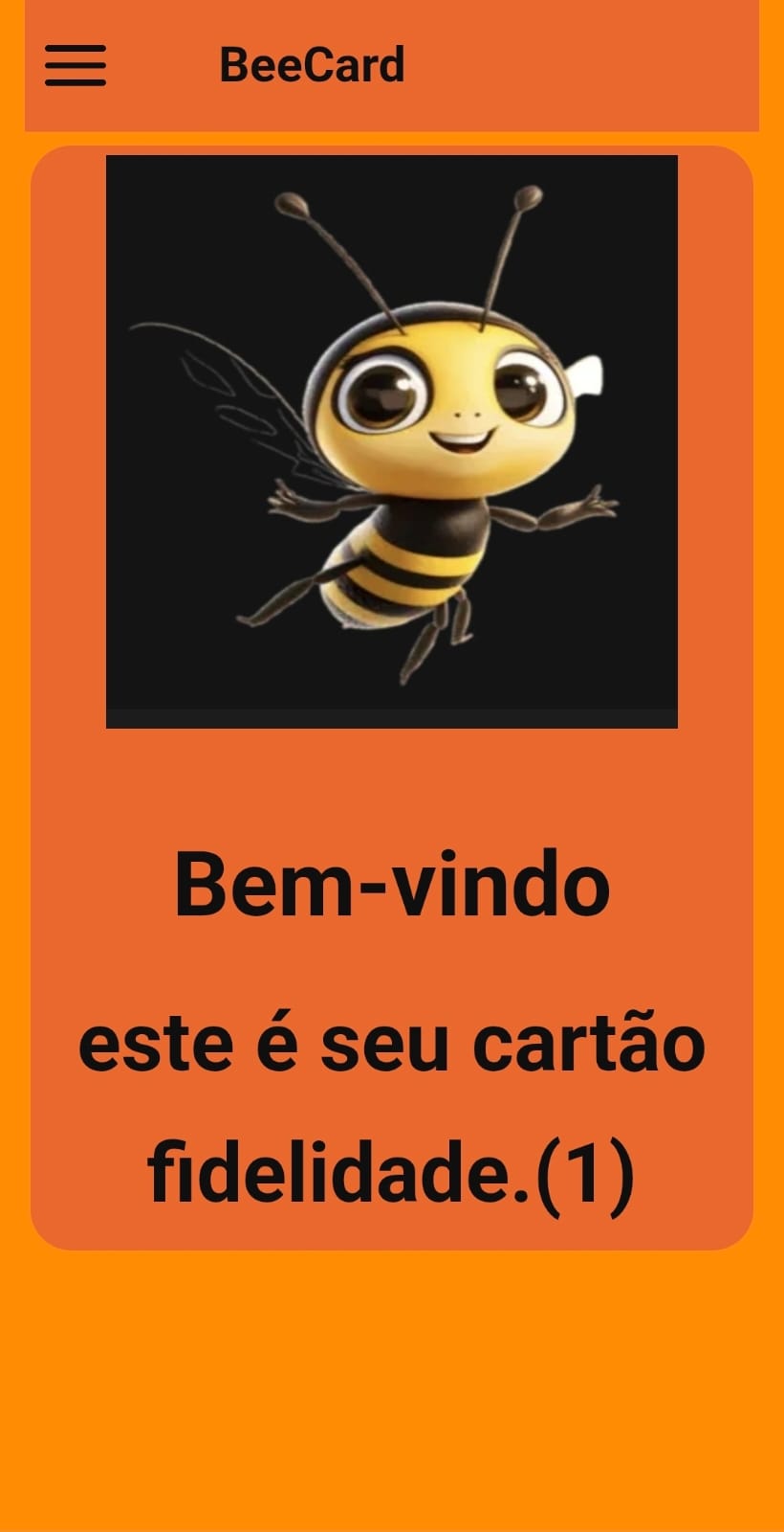 Tela Boas Vindas
